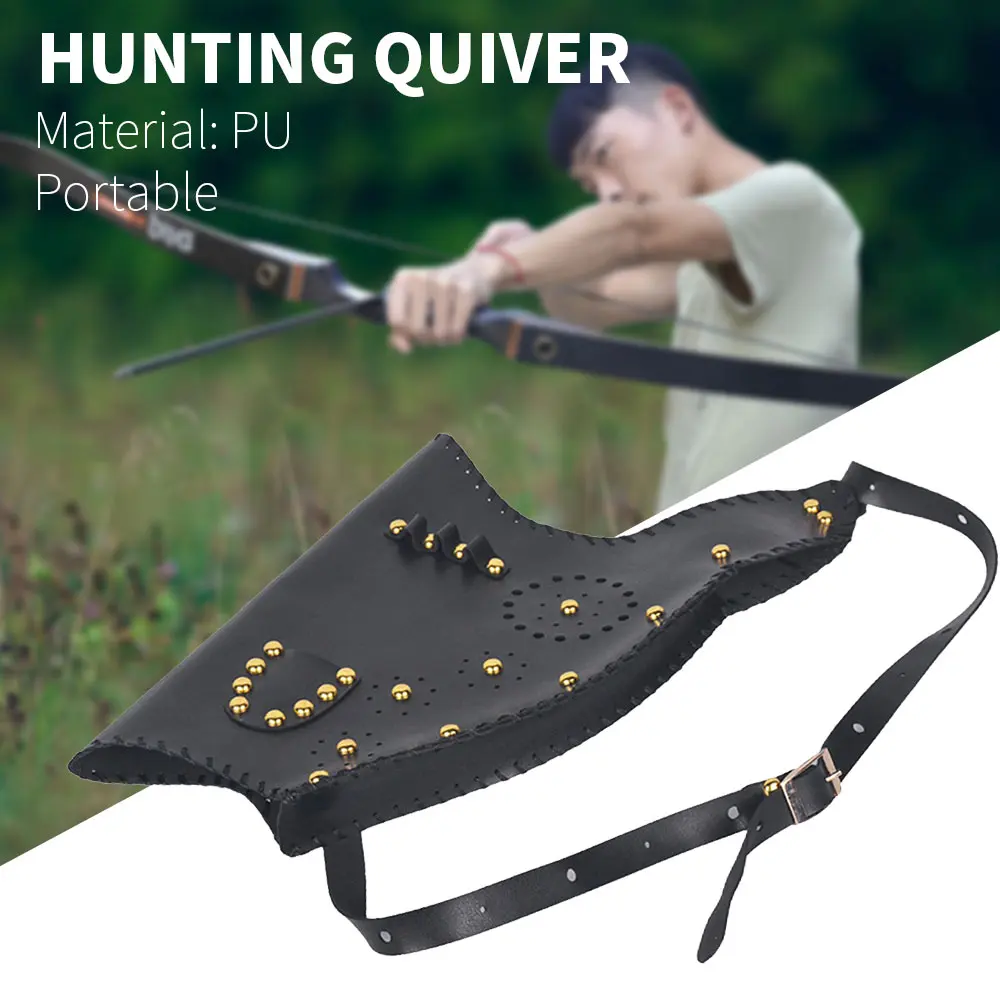 Декоративная Сумка для охотничьего лука сумка стрельбы из кожаные черные