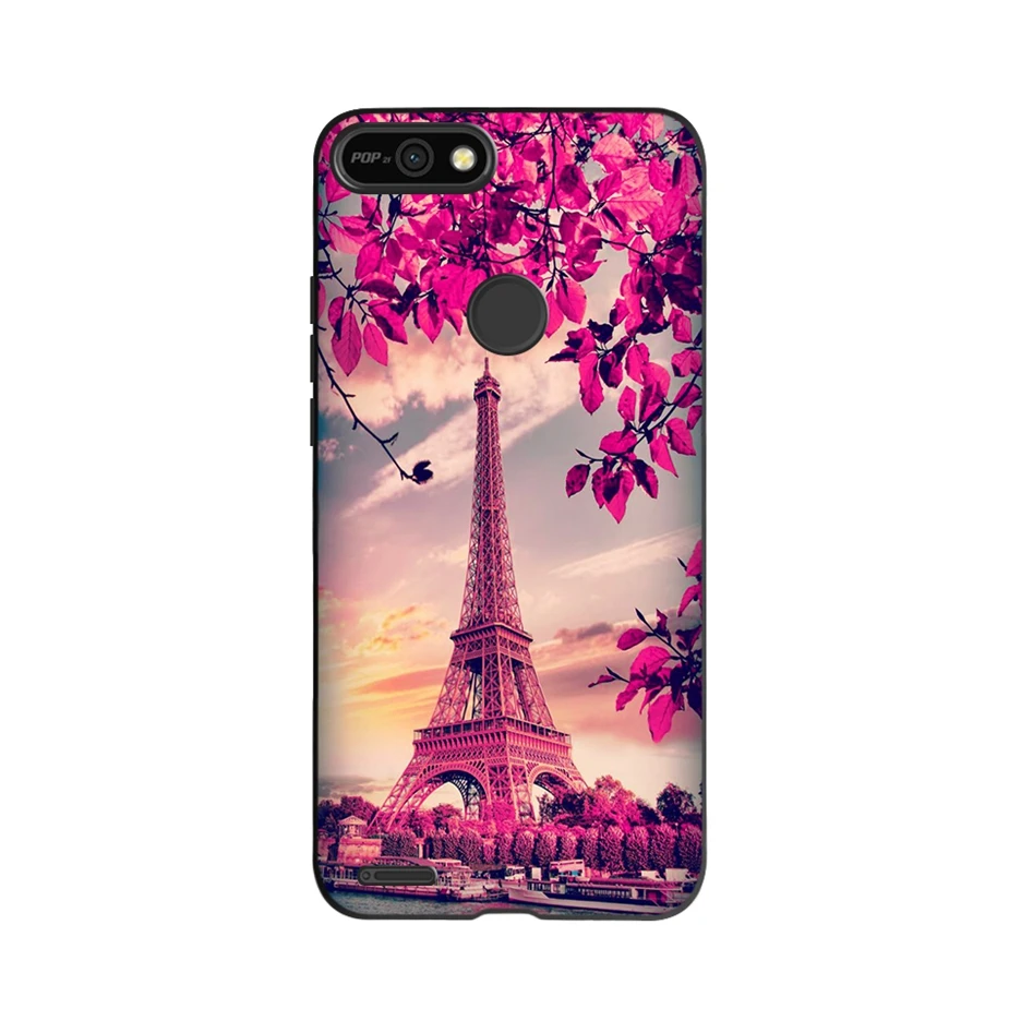 Милый модный силиконовый чехол для телефона Tecno Pop 2 F POP2F/B1F мягкий из ТПУ 2F Pop2 Чехлы