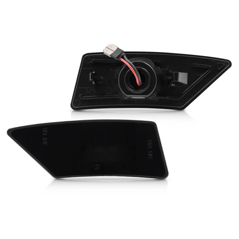 

For Ford Ranger Side Marker Light Front For 2019-Up 12V 2pcs Smoked Lens