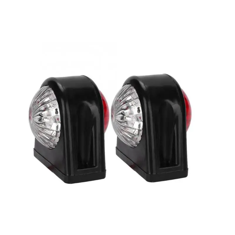 Super Bright Side Lights - 2 x 12V LED Marker Light Car Truck Trailer Red and white sidebar | Автомобили и мотоциклы