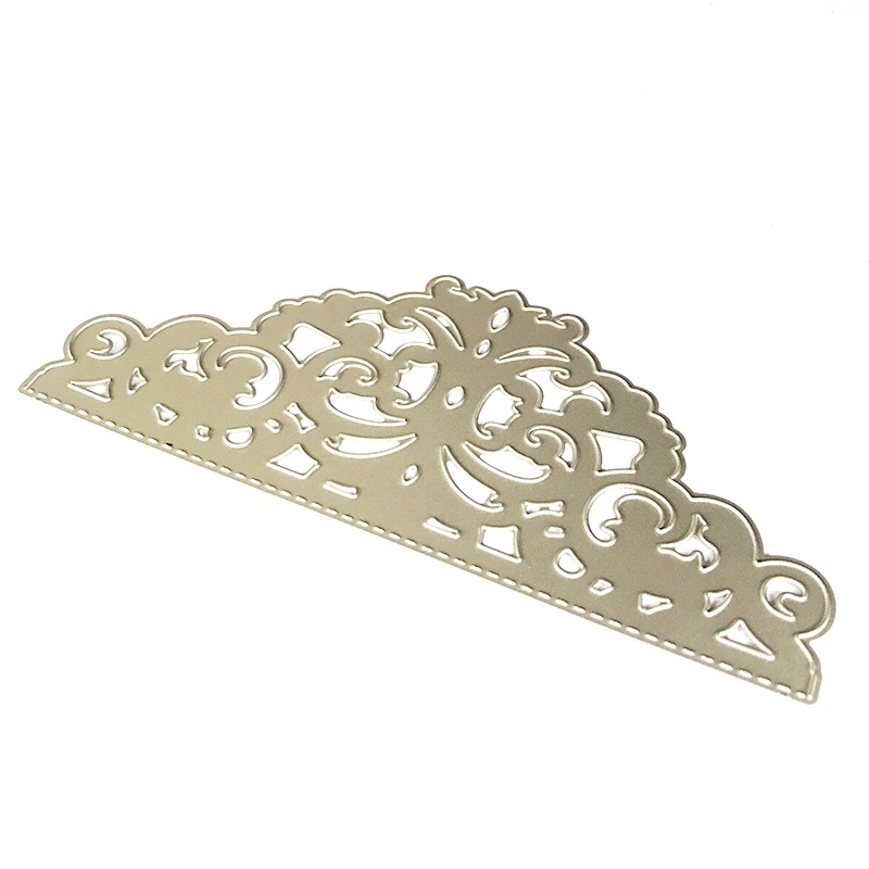 Металлическая высечка Свадебный королевский цветок рамка искусственные штампы