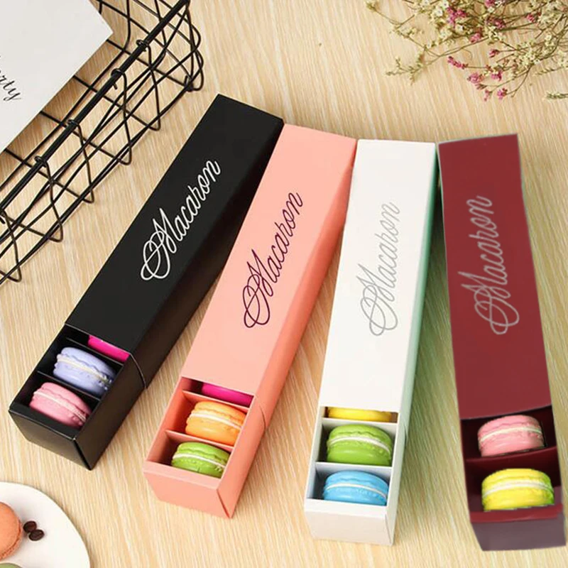 1 шт. макаронная упаковка коробка красиво упакованная для свадебной вечеринки