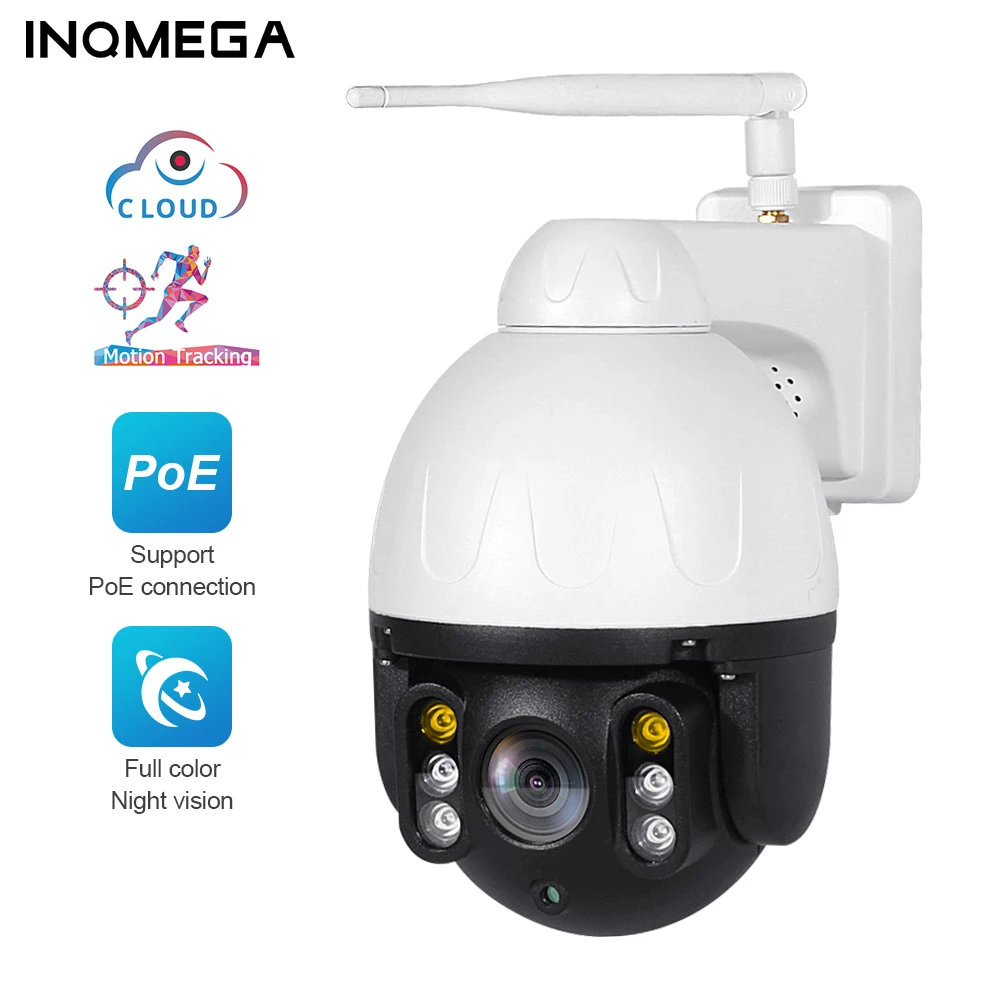 

INQMEGA WIFI PTZ Camera Movement Tracking Smart Alarm Waterproof Security Protection Video Surveillance