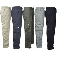 mens cargo pants army military style tactical pants male jogger plus size cotton many pocket men black trousers cotton
