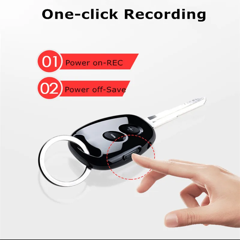 

Mini Digital Voice Recorder Micro Key Sound Recorder Professional Long Distance Voice Activated recording 16GB small Dictaphone