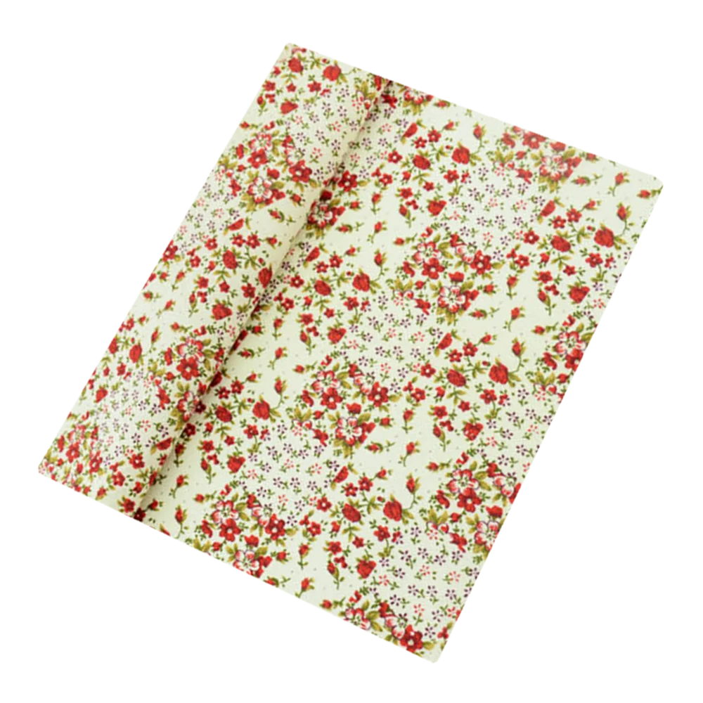 1 Piece Floral Design 100% Cotton Fabric Pre-cut Fat Quarter Telas Tissue Tulle Tecido Para Patchwork for Beginner's Practice CM | Дом и