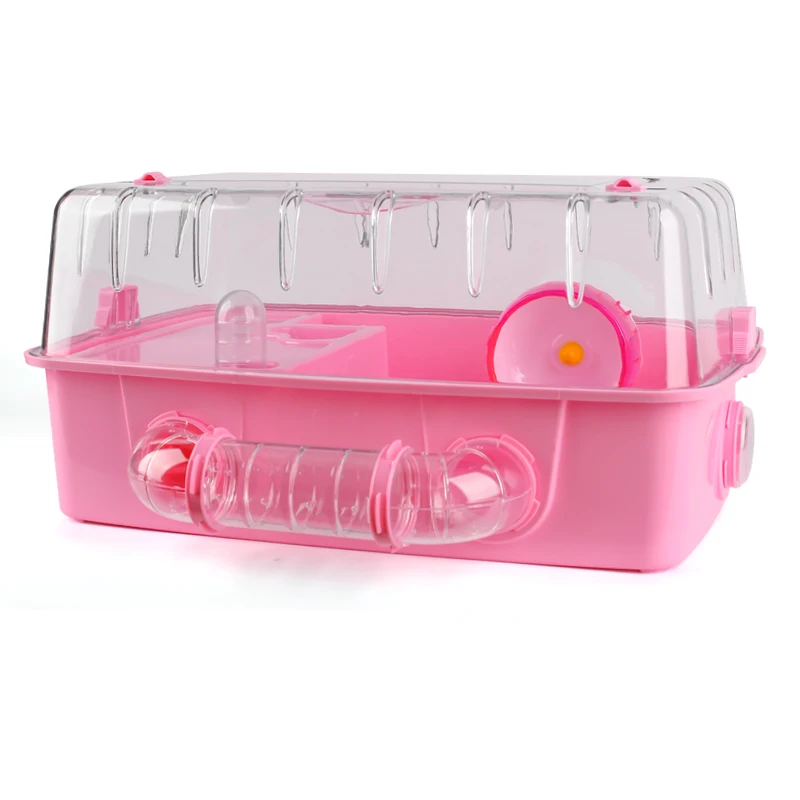 1 комплект роскошная пластиковая прозрачная клетка для хомяка 51*36*24 см домик