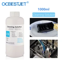 1000mlbottle cleaning solution liquid for epson hp canon brother inkjet printer for dye ink pigment ink sublimation ink cleaner