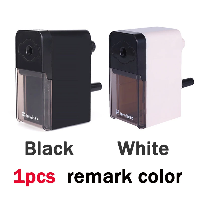 8019-1pcs-remark Tenwin электрическая точилка для карандашей Автоматическая точилка для карандашей Kawaii ручка нож батарея/USB зарядка питание канцелярские принадлежности - Цвет: 8019-1pcs-remark