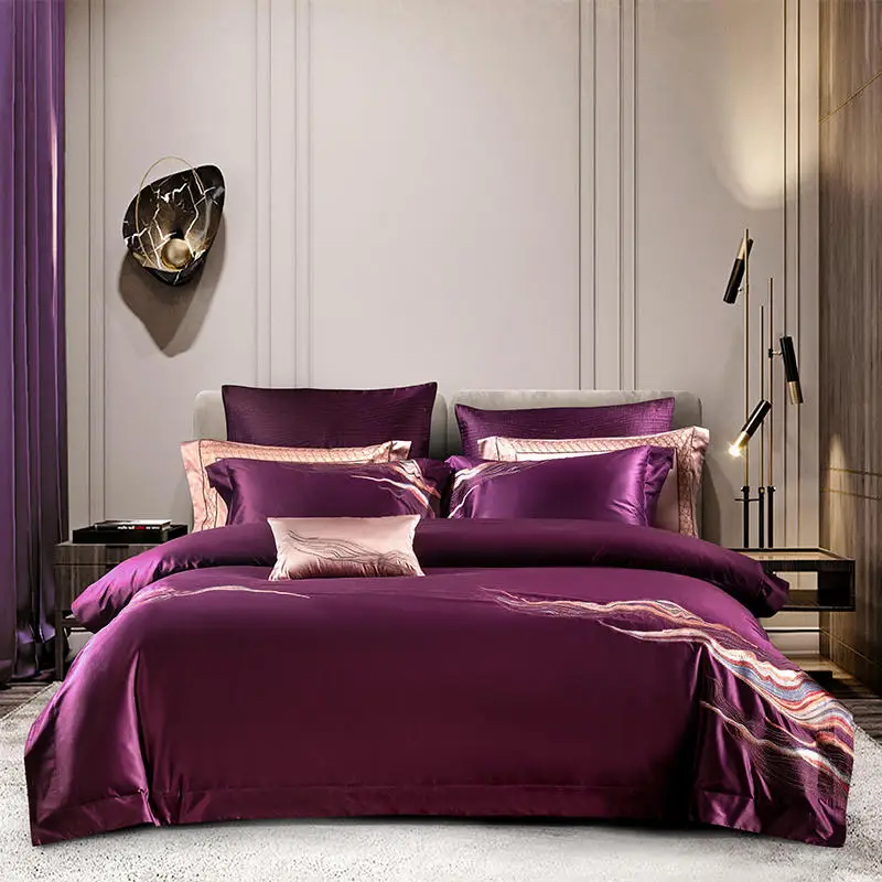 Роскошные комплекты постельного белья с высокой талией из сатина плотности