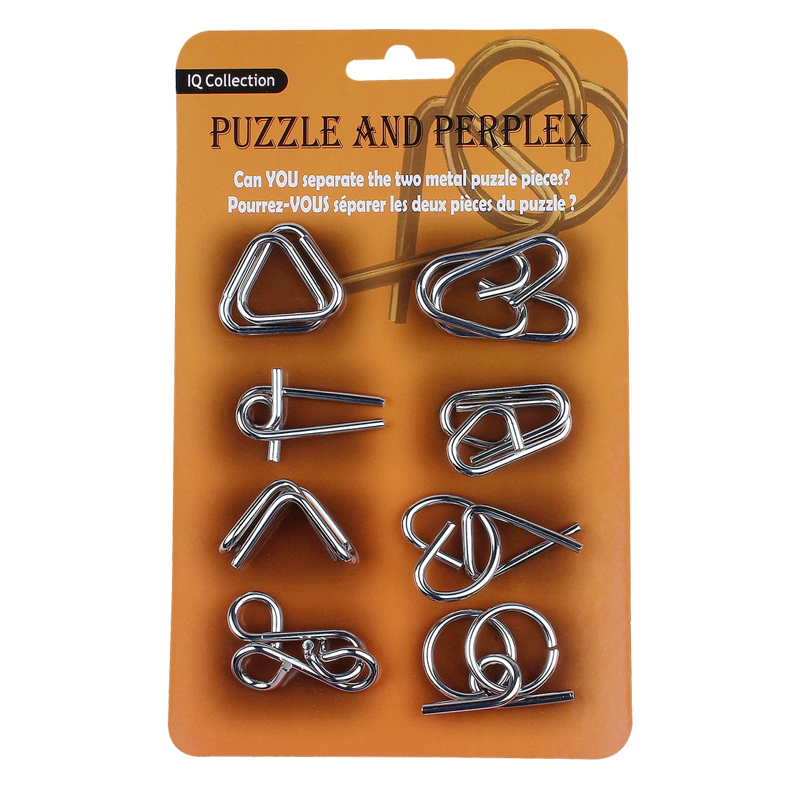 8 шт интеллектуальная Пряжка Китайская традиционная головоломка багенидер