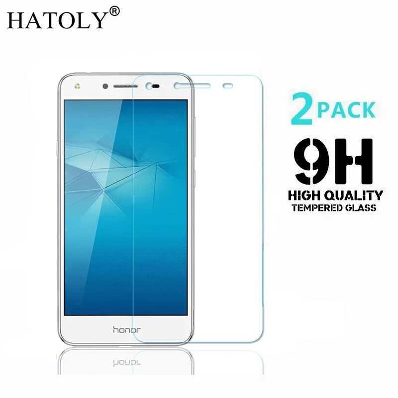 2 шт Стекло huawei Y5 ii Y5ii Y52 Закаленное стекло-экран протектор для huawei Honor 5 LYO-L21 пленка huawei Y5 ii стекло 5," HATOLY