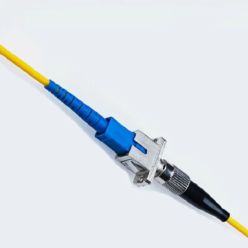 50PCS/LOT Optical Fiber Connector Flange Adapter SC-FC Simplex Zinc Alloy Optical Coupling Carrier Grade High Quality Wholesale