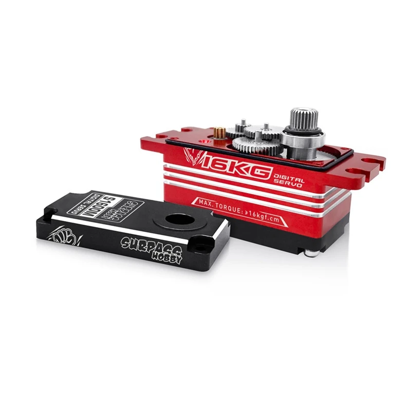 

SURPASS HOBBY S1600M 16KG Low Body Digital Servo for 1/10 Racing Car/High-Speed RC Car/Aircraft/Drone/RC Boat