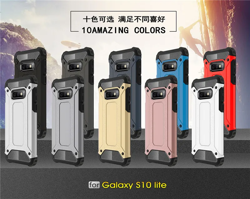 Чехол-броня для samsung Galaxy A50 задняя крышка телефона силиконовый чехол-бампер