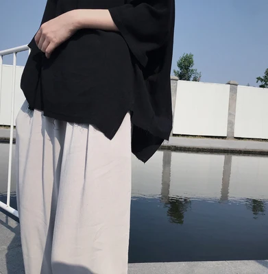 Новая темно-неравномерная очень мягкая универсальная свободная льняная