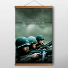 Классический кинопостер из фильма соберегающий частного Райана (1998), настенное художественное изображение на холсте, прокрутки из массива дерева, картина для декора комнаты