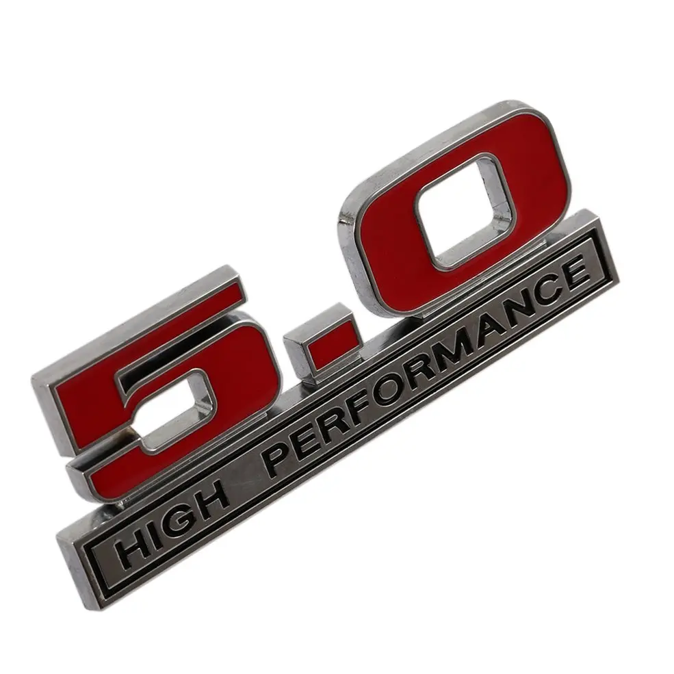 Автомобильная Наклейка Эмблема багажника значок наклейка для 5 0 высокая