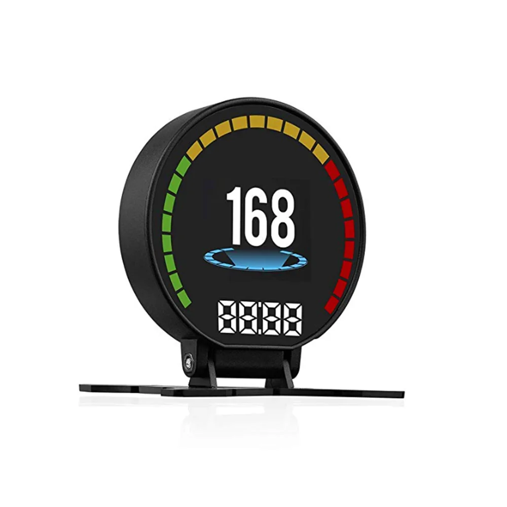 P15 HUD Авто Цифровой измеритель OBDII автомобильный hud OBD2 порт дисплей км/ч MPH
