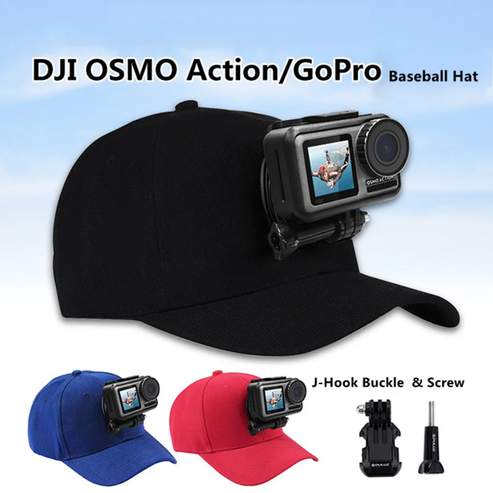 Для GoPro HERO Session DJI OSMO Action Xiaoyi и других экшн камер головной убор бейсбольная шляпа с J