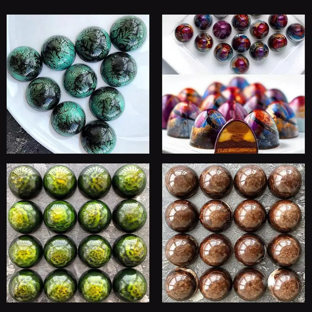 

3D Polycarbonate Chocolate Sphere Molds Thick Ball For Chocolate Cake Pastry Mold Bakery Bakeware Form Tools Tray Baking U6L1