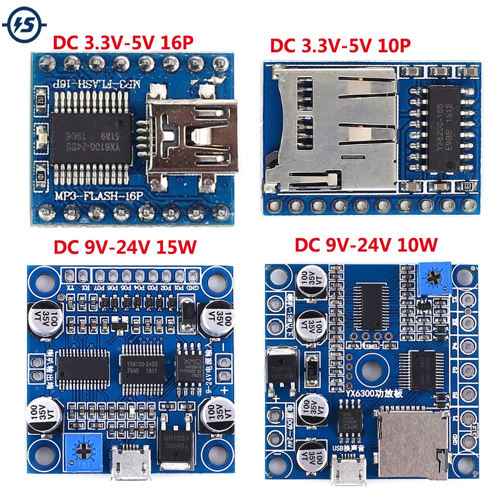 Модуль преобразователя MP3 MAV UART аудио контроллер модуль усилителя голосового