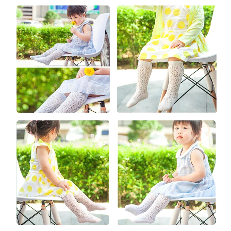 От 0 до 4 лет новые дышащие летние носки для малышей Хлопковые гольфы