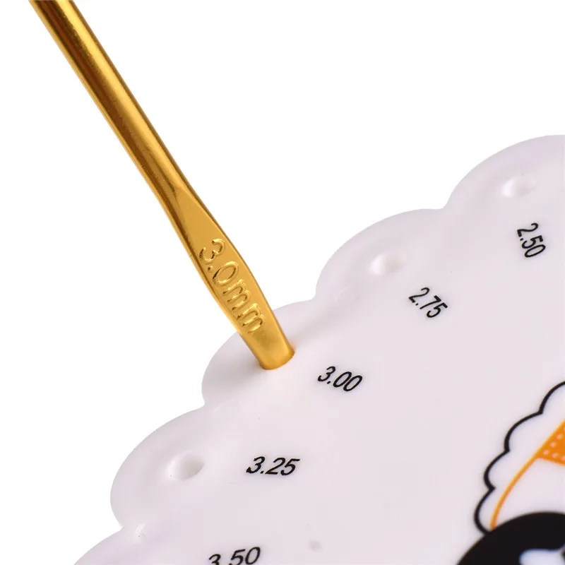 Круглая Вязаная игла размер измерительная линейка инструмента 2 мм 10 Новый