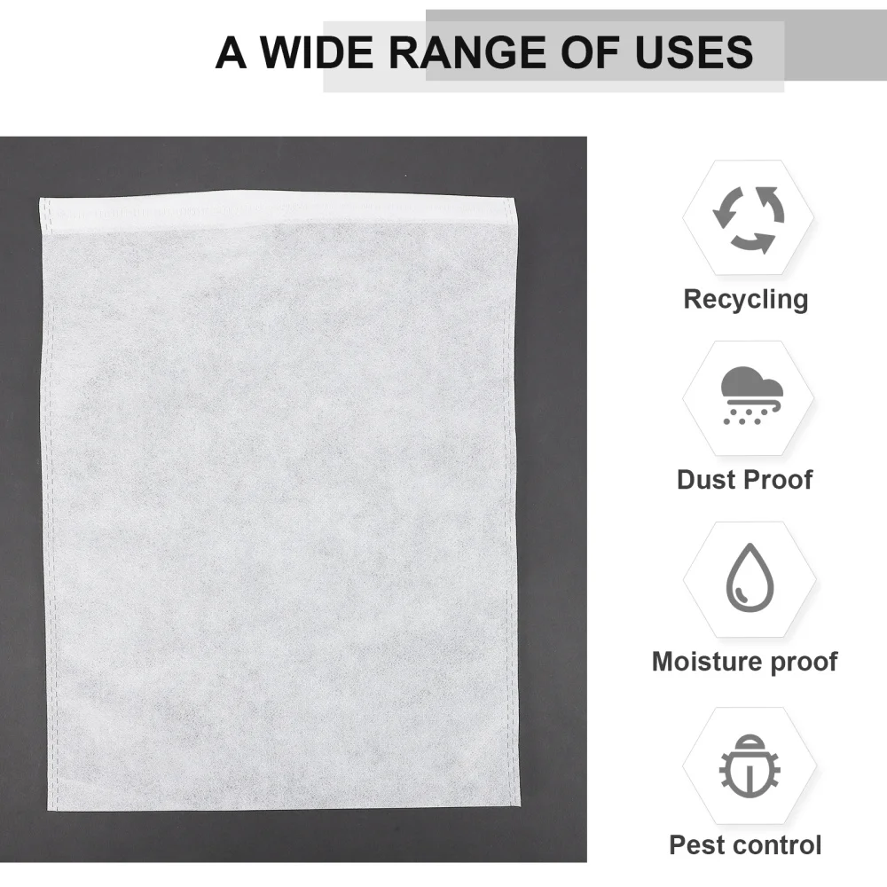 

1 Set 100Pcs Shoe Clothes Storage Bags Non-woven Fabric Packing Bags