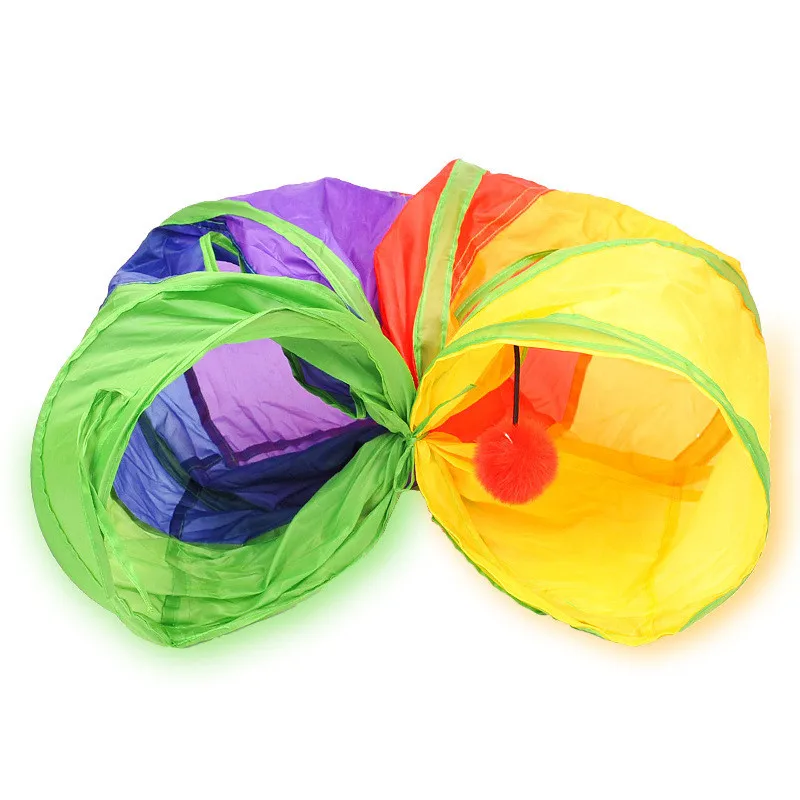 

Praktische Kat Tunnel Buis Inklapbare Play Speelgoed Indoor Outdoor Kitty Puppy Speelgoed Voor Puzzel Oefenen Verbergen Trainin