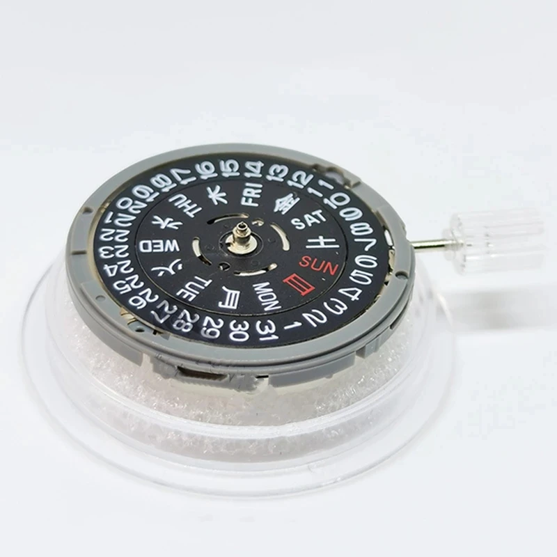 High Quality NH36A Automatic Movement Black Date Wheel 21600 Watch Parts for NH36 Date at 3' Wrist Watch