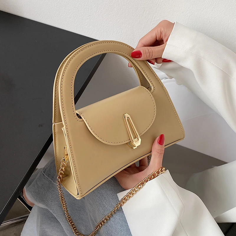 

Small PU Leather High Quality Travel Crossbody For Women 2021 Trends Shopper Chain Shoulder Purses And Handbag Bolsos Para Mujer