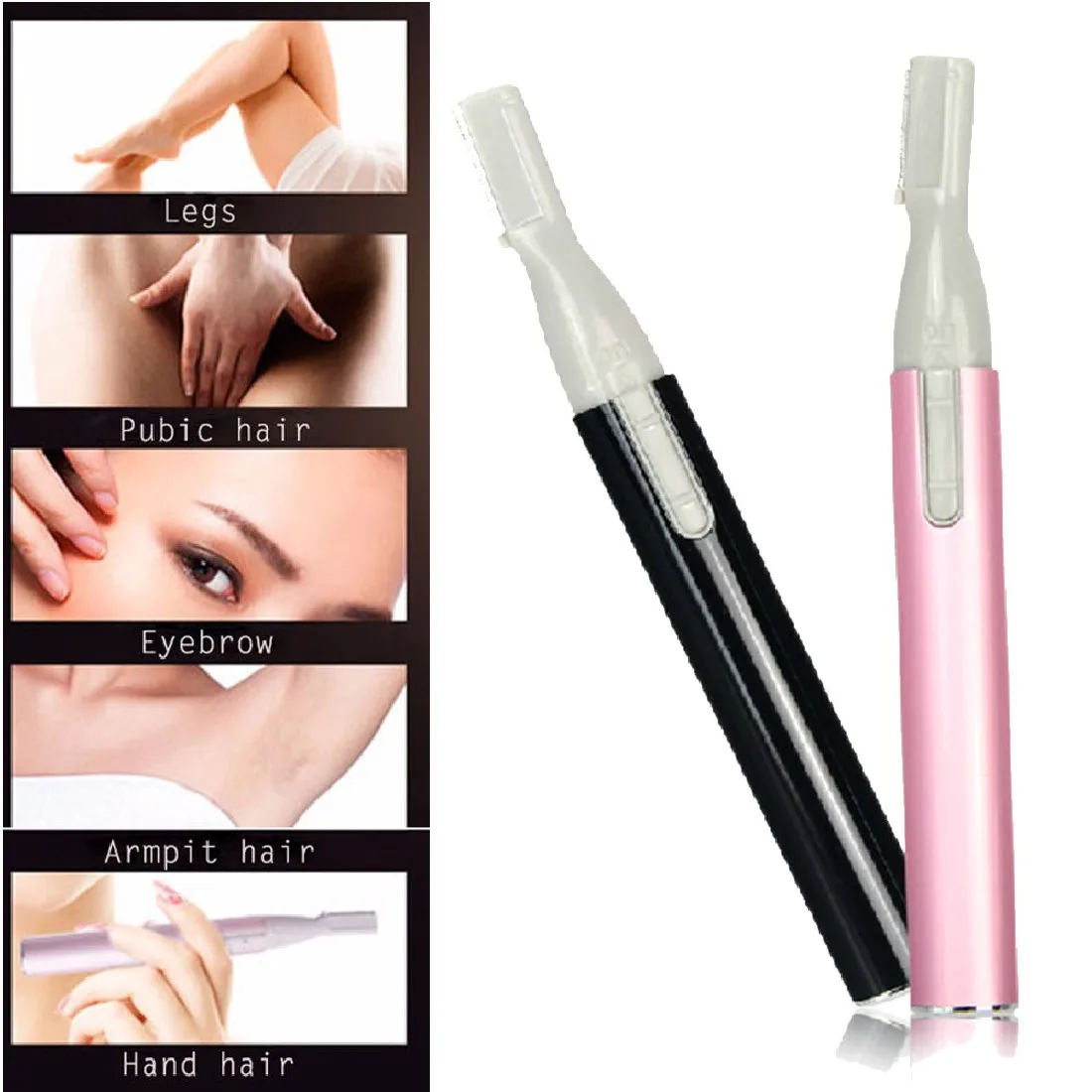 

Electric Eyebrow Razor Portable Eyebrow Trimmer Scissors Face Hair Remover Women Body Shaver Remover Blade Razor Epilator