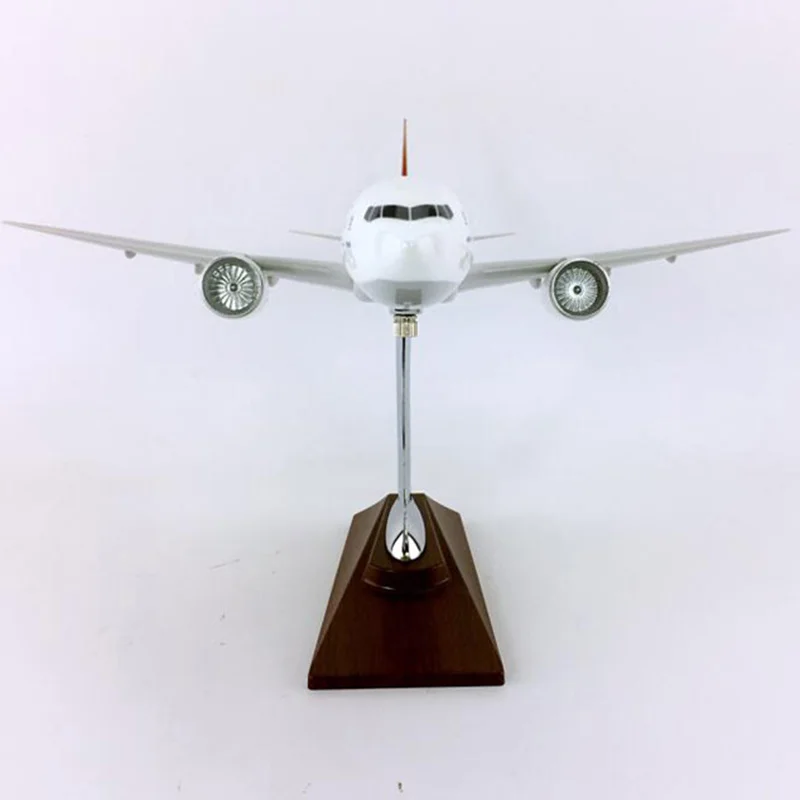 32 см модель самолета Boeing 777 300 big Turkey airlines игрушечный самолет литье под давлением
