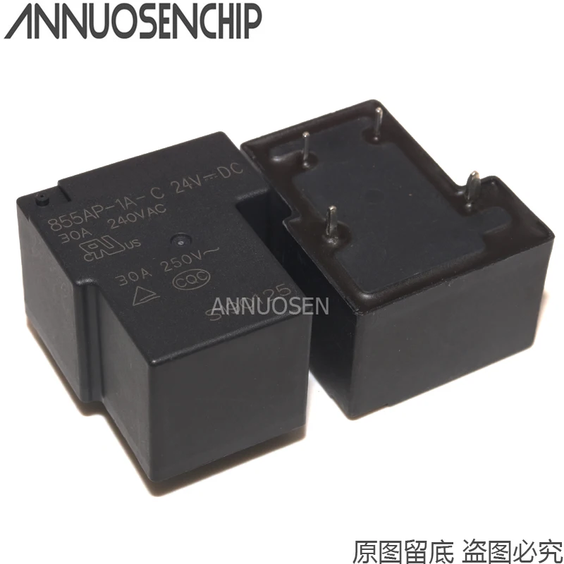 5 шт./лот Новое реле 855AP-1A-C-24VDC 855AP-1A-C-12VDC 30A 4PIN для детской модели | Строительство и
