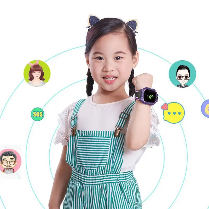 Kids Smart Watch IP67 Waterproof Silicone Strap Children Wrist Smartwatch For Girls Boys Birthday Gifts | Электроника