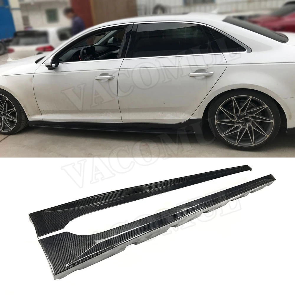 Для Audi A4 S4 B9 2017 2018 гоночный автомобиль два слоя углеродного волокна передний