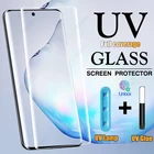 Закаленное УФ-стекло для Samsung Galaxy s10 s20 s21 plus, ультрапротектор экрана для s8, s9, Note 8, 9, 10, 20 Plus, ultra s10, E, стекло s9 plus