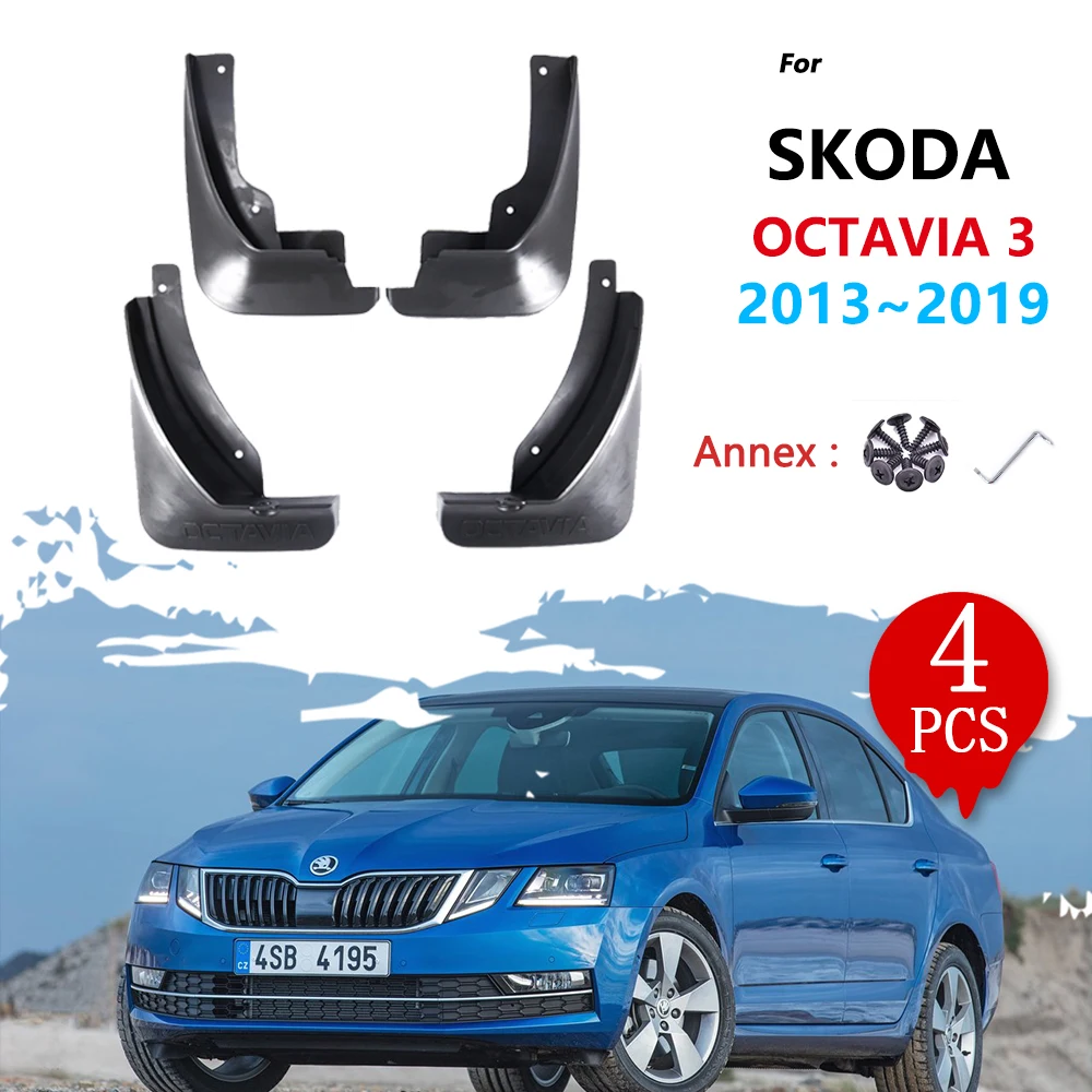 Брызговики для Skoda Octavia 3 A7 MK3 5E 2013 ~ 2019 | Автомобили и мотоциклы