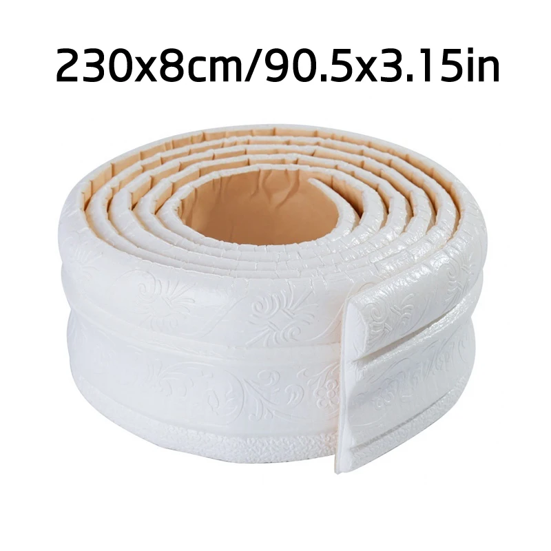 New Waistline Baseboard Self-adhesive Three-dimensional Wall Sticker 3D Foam Edge Banding Frame | Дом и сад