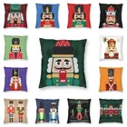 Наволочки для куклы-гайкера, домашний декор для дивана, из полиэстера, с принтом в виде солдата, рождественский подарок