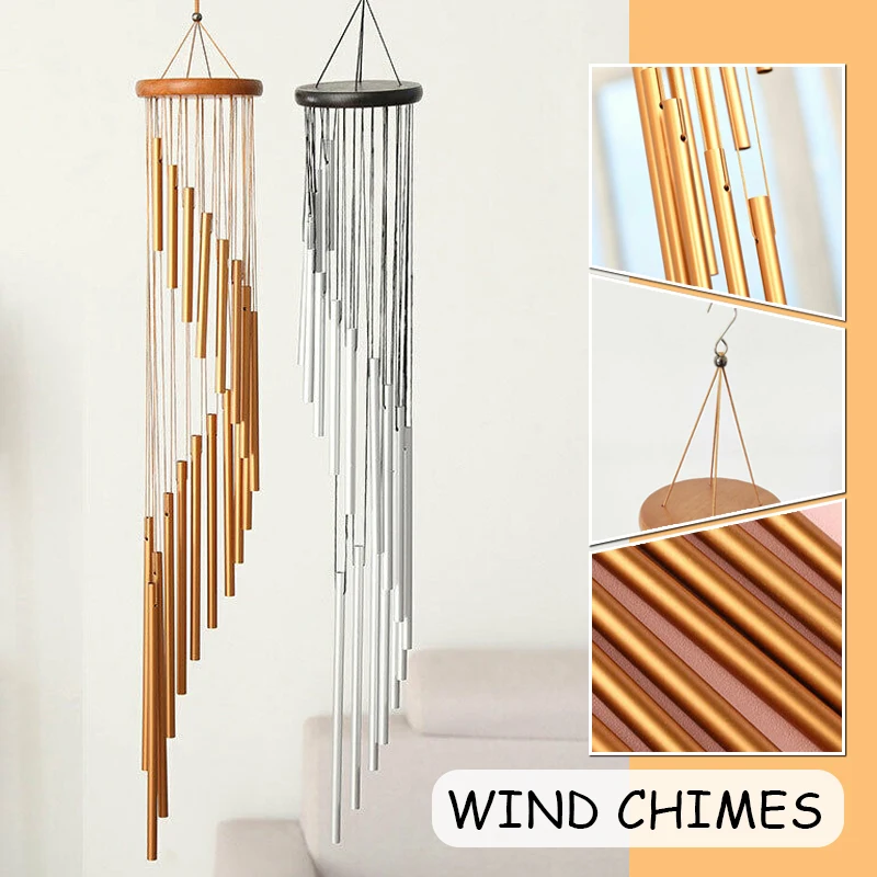 

Outdoor Living Wind Chimes Yard Garden Tubes Bells Copper Antique Windchime Wall Hanging Home Decor Wind Chimes Ornaments