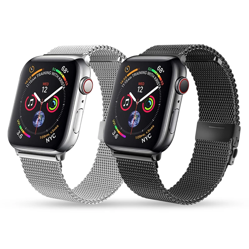 Браслет для Apple Watch 6 SE 5 4 Band 44 мм 40 мм, металлический сменный ремешок для iwatch Series 3 2 1, аксессуары для часов - изображение