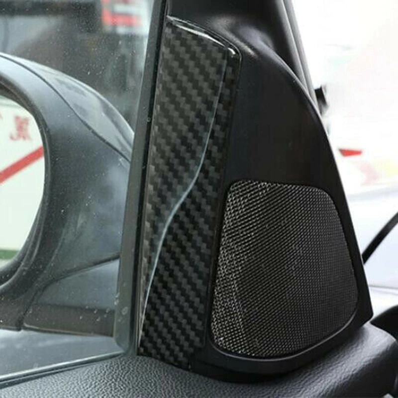 for -BMW 3-Series E90 2005-2012 Real Carbon Fiber A-Pillar Front Cover Trim | Автомобили и мотоциклы