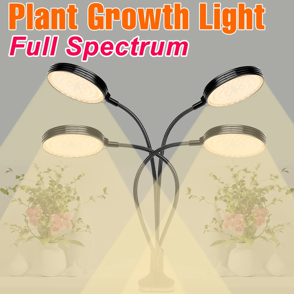 

5V LED Full Spectrum Phytolamps USB Phyto Light 15W 30W Hydroponics Lamp Indoor Seedling Grow Light Bulb 45W 60W Plant Lampara