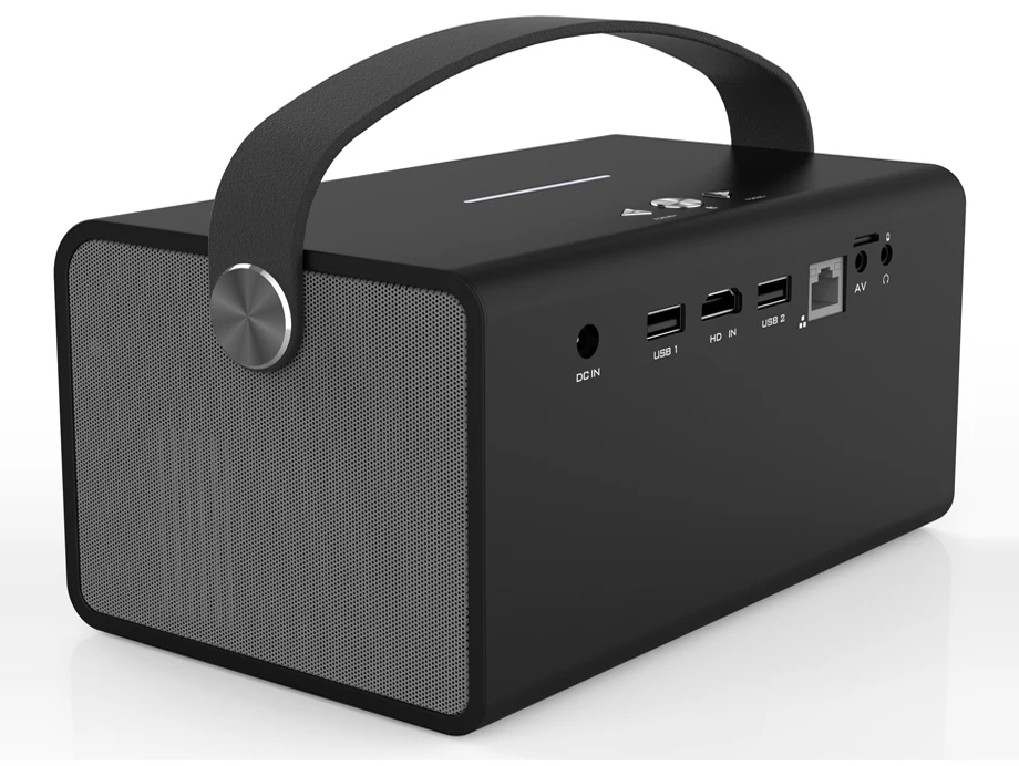 Smartldea New 4K 3D V7 projector android wifi bluetooth proyector portable home smart beamer Build in speaker with Zoom HDMI USB