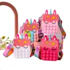 Popper сенсорный Popet, силиконовая сумка для хранения, Popite, декомпрессионная монетница Popo It, игрушка-антистресс