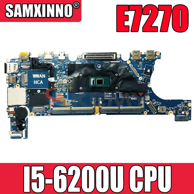 

Akemy I5-6200U для Dell Latitude E7270 материнская плата AAZ50 LA-C451P CN-00DTF3 0DTF3 00DTF3 материнская плата 100% тестирование