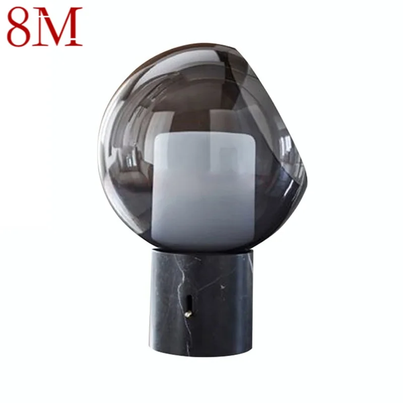 

8M Bedroom Table Lamp Modern Simple Design Marble Desk Light Home LED Decorative For Foyer Living Room Office