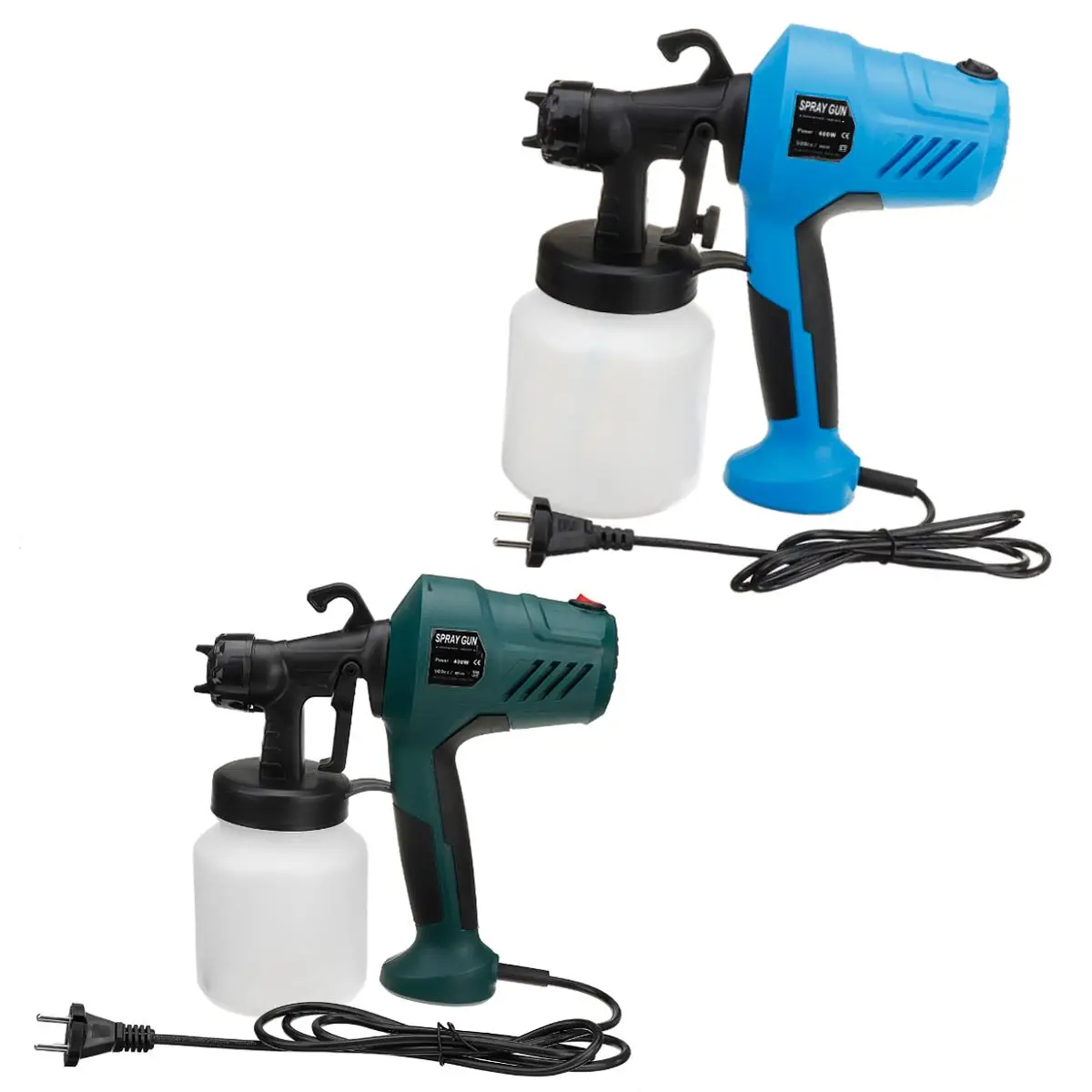 Новый Электрический распылитель 220 В 400 Вт бытовой удобный краски четыре сопла 800